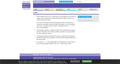 Desktop Screenshot of oxfordhealthpolicyforum.org